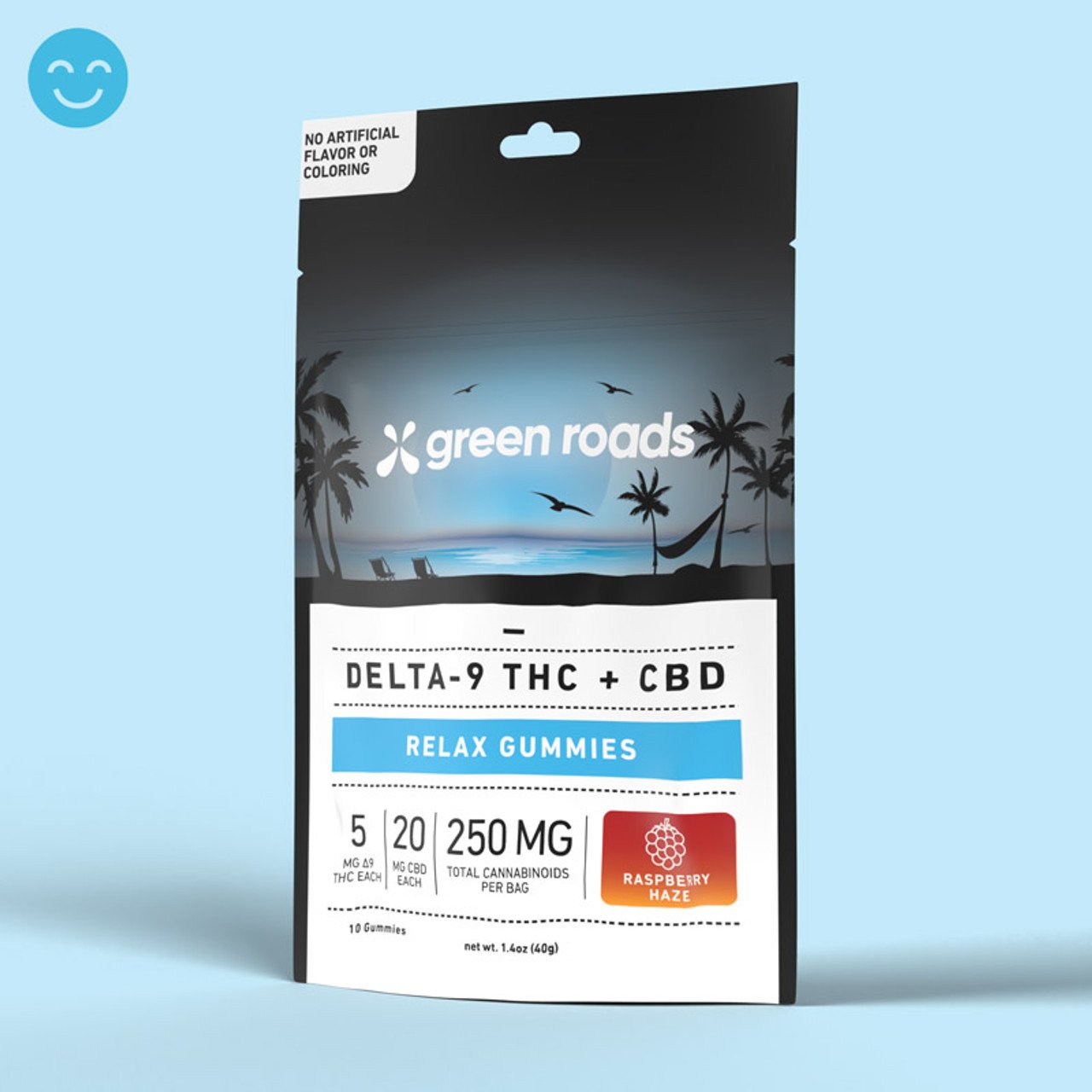 Raspberry Haze THC Relax Gummies - (10ct - 30ct) 250mg